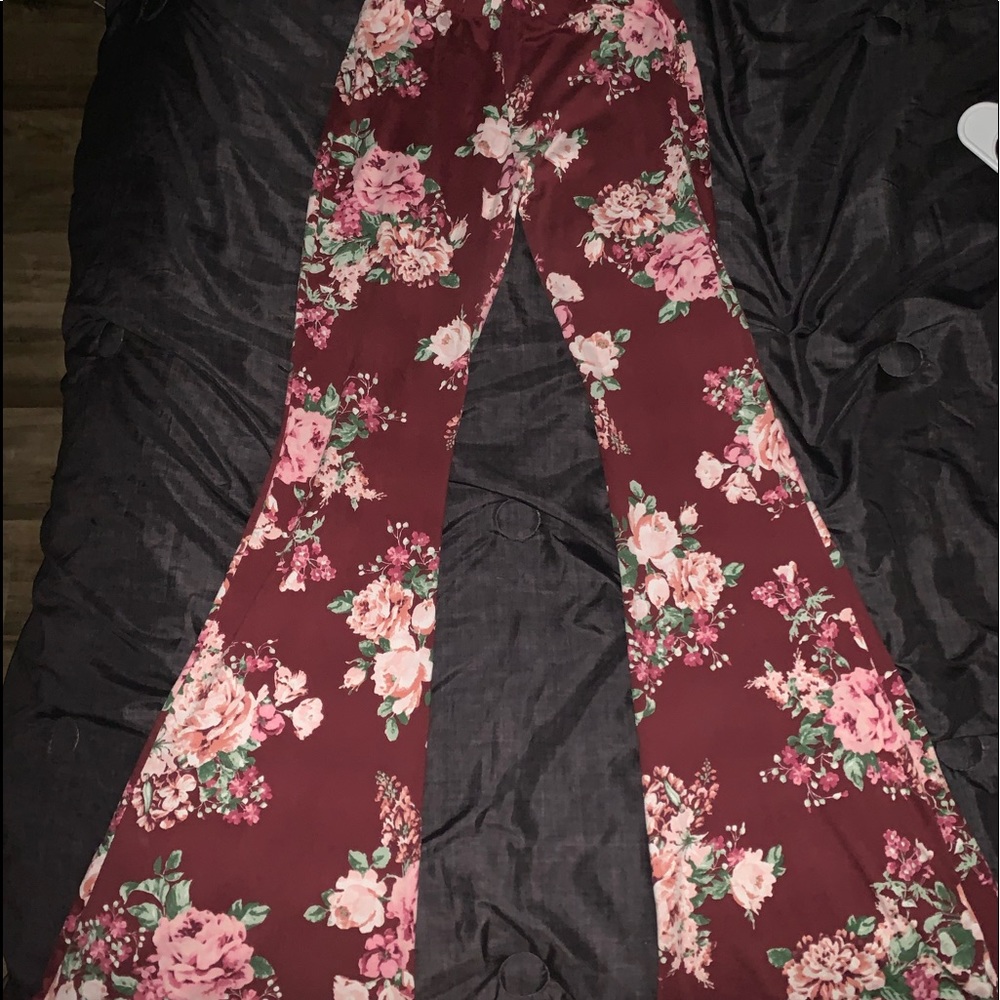 “Clappers” women’s stretchy flare legged pants.